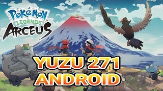 Pokemon Legend Arceus Yuzu 271 Android  Snapdragon 870 Gameplay [upl. by Hengel593]