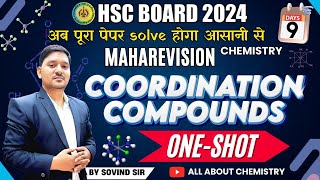 COORDINATION COMPOUNDS oneshot Class 12th  PYQs  HSC  Sovind Sir  All about Chemistry [upl. by Sivat265]