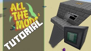 RF Tools Elevator build Tutorial from ATM 3 Lets Play [upl. by Arabrab]