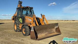 2015 Case 590 Backhoe with Extendahoe 4WD Backhoe 9152 BP [upl. by Cimbura384]