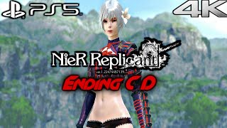 NIER REPLICANT PS5 Gameplay Walkthrough FULL GAME Ending C amp D 4K 60FPS [upl. by Jehu]