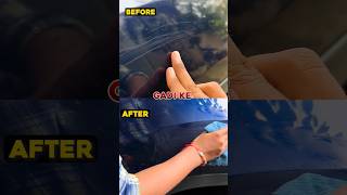 Desi Car Scratches Removal Hack shorts [upl. by Casia]