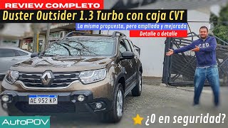 Review Duster Outsider 13 Turbo con caja CVT [upl. by Clemence202]