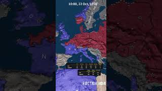 World War 3 in 1949 NATO and WGR vs Warsaw PactCominform  HOI4 TIMELAPSE ww3 shorts hoi4 [upl. by Akilaz]