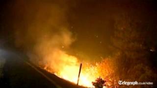 Multiple wildfires burn through California [upl. by Kile637]