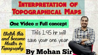 Interpretation of Topographical Maps । ICSE Board Class 10 Topography  Toposheet [upl. by Halilad]