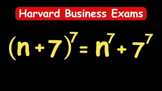 Harvard Business Exams  99 of Students Failed This Tricky Math Exams  maths [upl. by Idolem]