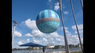 Disney Springs  Aerophile Balloon Flight  Great Restaurants  Shops [upl. by Guillemette196]