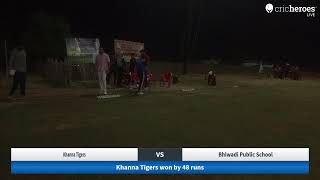 Live Cricket Match  Bhiwadi Public School vs Khanna Tigers  22Oct24 0656 PM 20 overs  Friendsh [upl. by Ynotna12]