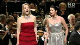 Anna Netrebko Elina GarancaFlower Duetmp4 [upl. by Ariad]