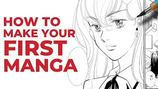 😳 How to Make your FIRST Manga  Beginner Mangaka Tutorial [upl. by Malinda]