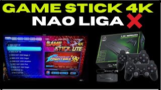 🔴Game Stick 4k Não Liga Veja a Solução [upl. by Alauqahs]