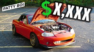 How Much Does It Cost to Turbo a Miata 230 WHP [upl. by Janith]