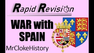 GCSE History Rapid Revision Elizabethan England  War with Spain [upl. by Nylecsoj]