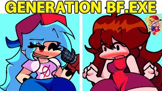 Friday Night Funkin VS Generation BFEXE VS Boyfriend amp GF SUS VS Genderswap BF FNF MODCover [upl. by Nerfe172]