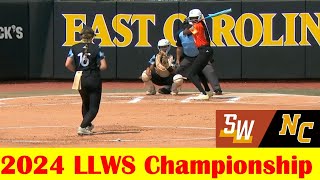 Sterlington LA vs Winterville NC Softball Game Highlights 2024 Little League WS Championship [upl. by Theola]