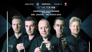 WATCH LIVE  2024 CHAMPIONSHIP LEAGUE SNOOKER  INVITATIONAL  TABLE 2 [upl. by Enal]