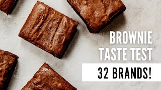 Boxed Brownie Taste Test 32 Brands [upl. by Bomke]