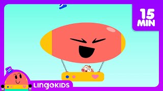 ABC TRAIN SONG 🚂  More vehicle songs for kids  Lingokids [upl. by Elleinahc]