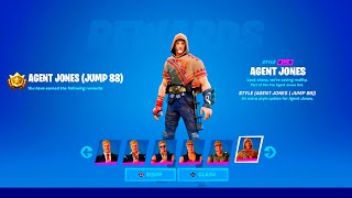 Como DESBLOQUEAR ESTILOS de SKIN AGENTE JONESY en FORTNITE TEMPORADA 6 😱🔥 DESAFIOS FORTNITE JONESY [upl. by Uund349]