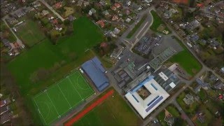 Peebles High School  Drone footage DJI Phantom 3 [upl. by Itsyrc]