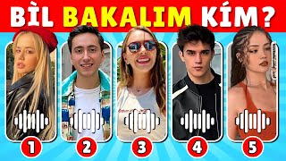 Ses TANIMA Oyunu 🤔🎤 YouTuber’ların Sesini TAHMİN ET 🔥🔊 Bil Bakalım Kim [upl. by Nosduh]