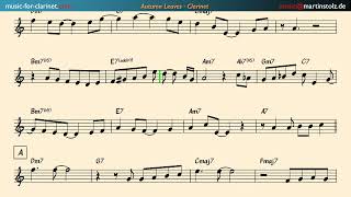 How to play quotAutumn Leavesquot in a Latin version with your clarinet [upl. by Laidlaw]