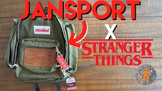 Stranger Things x Jansport Collab Backpack  Walkthrough and Review [upl. by Anigroeg]