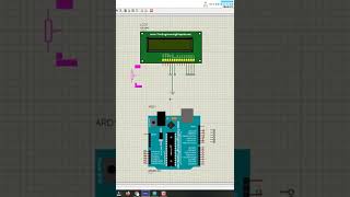 LCD Project with Arduino in Proteus Simulation [upl. by Dlareme]