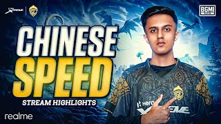 Chinese Speed💀💛  Stream  Scrims Highlight  GodLSIMP🍊 Team GodLike💛 [upl. by Lunn754]