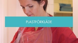 4  Plastförkläde  Basal hygien i vård och omsorg [upl. by Colner]