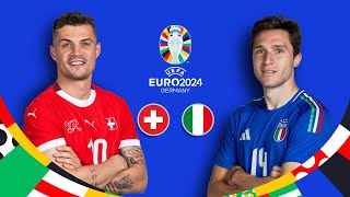 Euro 2024 Italy vs Switzerland  Switzerland face defending champions Italy in the last 16 tonight [upl. by Debi732]