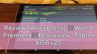 Review Aliexpress 【World Premiere】Blackview Tablet 8GB256GB 103624K FHDDisplay MTK MT8183 [upl. by Rozanna]