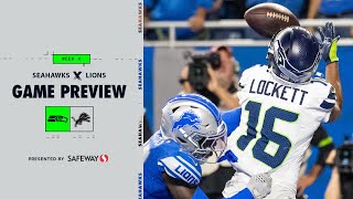 Seahawks at Lions Game Preview  2024 Week 4 [upl. by Bounds215]