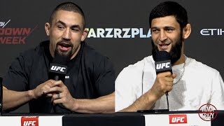 Robert Whittaker vs Khamzat Chimaev Press Conference Highlights UFC 308 [upl. by Botsford9]