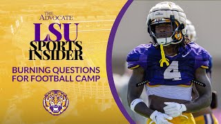 July 23 LSU football burning questions before training camp [upl. by Shien964]