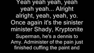 Westwood  EXCLUSIVE Eminem freestyle Radio 1 LYRICS PART 23 [upl. by Renrut842]