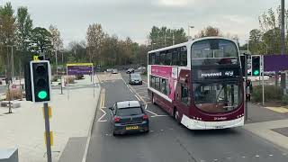 Lothian Buses Route 33 Millerhill  Wester Hailes 622 [upl. by Nitsyrk]