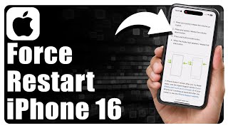 How To Force Restart iPhone 16 [upl. by Seidel]