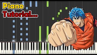 Piano Tutorial Toriko Op  Guts Guts ガツガツ [upl. by Fania552]