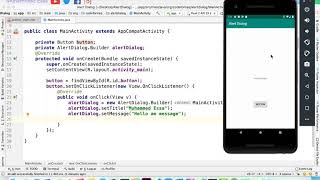 38 Android Studio AlertDialog with Java [upl. by Clorinde]