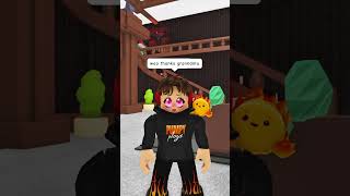 GRANNY ALWAYS HAS MY BACK  Adopt me roblox [upl. by Heady]