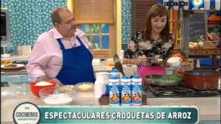 Croquetas de arroz y espinaca Parte 1 [upl. by Garvey]