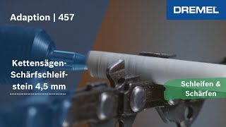 Dremel®  KettensägenSchärfschleifstein 45 mm 457 [upl. by Ddat]