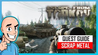 Escape from Tarkov PVE Scrap Metal Quest Guide Shoreline Map  Teaching My Son 50  Full Raid [upl. by Ker110]