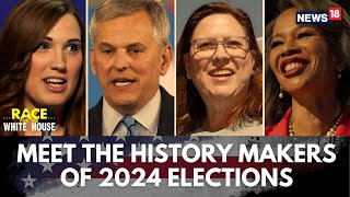 US Election 2024 Latest News  Meet The History Makers Of 2024 Elections  Trump Latest News  N18G [upl. by Zelda606]