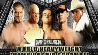 WWE  World Championship Scramble at Unforgiven [upl. by Yelnats]