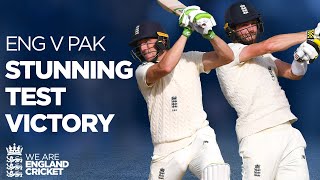 Dramatic Ending To Test  England v Pakistan Highlights 2020 [upl. by Carmelo]