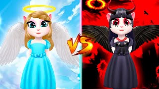 ℹ️ ANGEL ANGELA😇 vS DEVIL ANGELA👿  cosplay [upl. by Zonnya540]