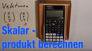 Skalarprodukt und Addition von Vektoren Casio 991 [upl. by Mariko247]